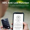 SEINXON Vezeték Nélküli Újratölthető IP68 Slim Bluetooth Tracker Apple Find My Alkalmazáshoz (Fekete)