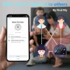 SEINXON Vezeték Nélküli Újratölthető IP68 Slim Bluetooth Tracker Apple Find My Alkalmazáshoz (Fekete)