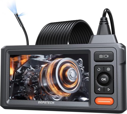 DEPSTECH 1080P Dual Lens Endoszkóp 5.0 Inch IPS Kijelzővel