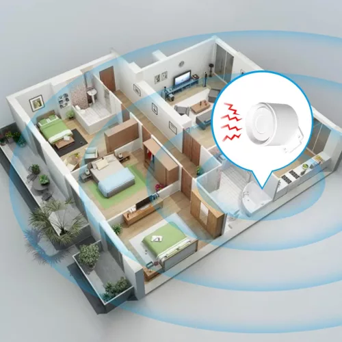 AGSHOME 14 Részes Intelligens Wi-Fi Otthoni Riasztórendszer Alexa Kompatibilis