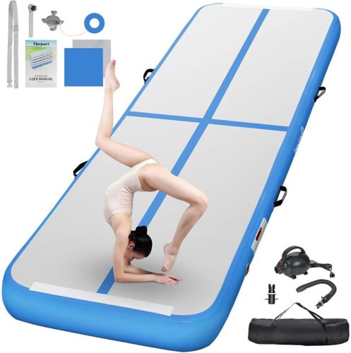 FBSPORT Felfújható Tornaszőnyeg 72x25x22 cm Pumpával