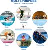 FBSPORT Felfújható Tornaszőnyeg 72x25x22 cm Pumpával