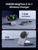 UGREEN 45056 MagFlow 15W MagSafe Vezeték Nélküli Töltő iPhone és AirPods