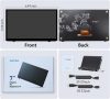 HAMTYSAN 7 hüvelykes hordozható HDMI monitor Raspberry Pi-hez, 800x480 IPS kijelző