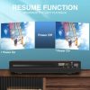 Tojock HDMI AV HD TV DVD lejátszó USB bemenet és távirányító