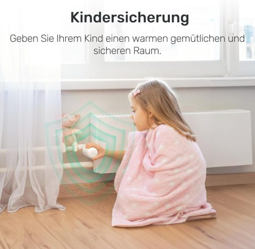 Winees Okos Radiátor Termosztát Készlet, 1db SubG Hub, 1db WLAN Fűtés Termosztát, App Vezérlés, Ajtó- és Ablakérzékelés