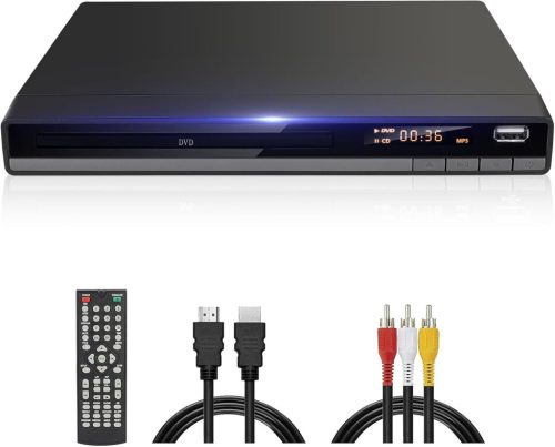 JOVELL 1080P HD DVD CD Lejátszó HDMI és RCA Kimenettel