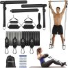 ALongSong Pilates Bot Készlet - 4 Ellenállási Szalaggal, 1.7 kg, Fekete, Teljes Test Edzésre