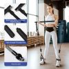ALongSong Pilates Bot Készlet - 4 Ellenállási Szalaggal, 1.7 kg, Fekete, Teljes Test Edzésre