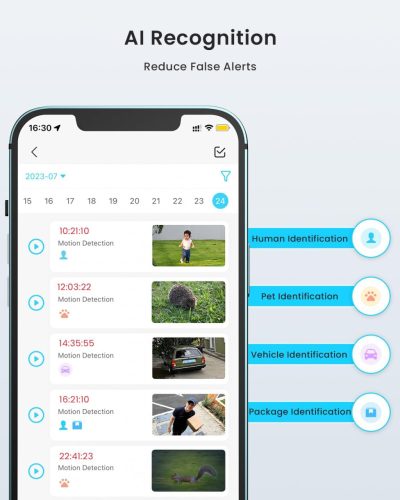 ieGeek ZS-GX3S 2K WiFi Kamera Rendszer Kültéri/Beltéri