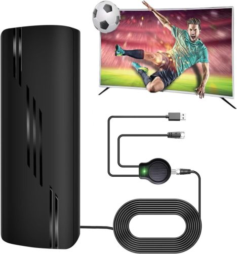 YATIME 1200+ km-es Digitális TV Antenna 36 m-es Koaxiális Kábellel