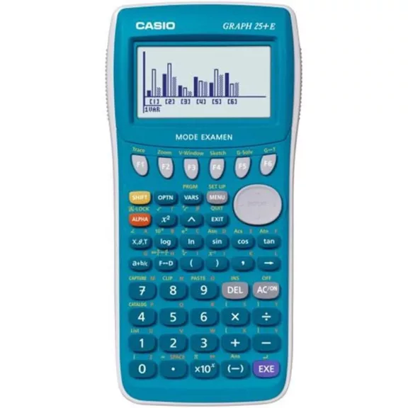 Casio Graph 25+EII Grafikus Számológép, 6,4cm (2.5") Kijelző, 8 Sor 21 Karakter, 20 kB Memória, Ikonmenü, Vizsgamód, 4×AAA Elem, Kék Szürke Casio Graph 25+EII Grafikus Számológép, 6,4cm (2.5") Kijelző, 8 Sor 21 Karakter, 20 kB Memória, Ikonmenü, Vizsgamód, 4×AAA Elem, Kék Szürke