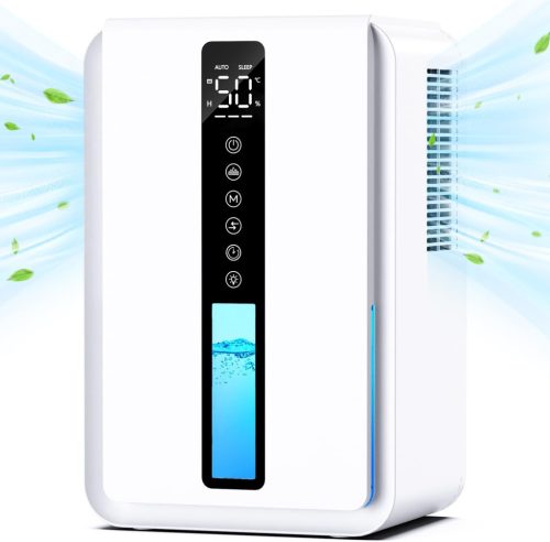 JERVAMNI Mini Elektromos Párátlanító 2500ML - Csendes, Automatikus Leállás
