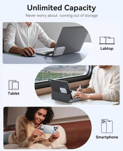 ORICO K5Mini-VB-512GB-SV Külső SSD, 512 GB, USB, Solid State Drive, 460 MB/s Olvasási Sebesség, 460 Mbit/s Adatátvitel, Hordozható, 117 g, Ezüst