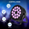 BETOPPER LPC1818 Színpadi LED PAR Lámpa, 18x18W RGBWA+UV, 200W, F Energiaosztály, Alumínium, Fényerős, Hangvezérlés, Színváltás, Modern