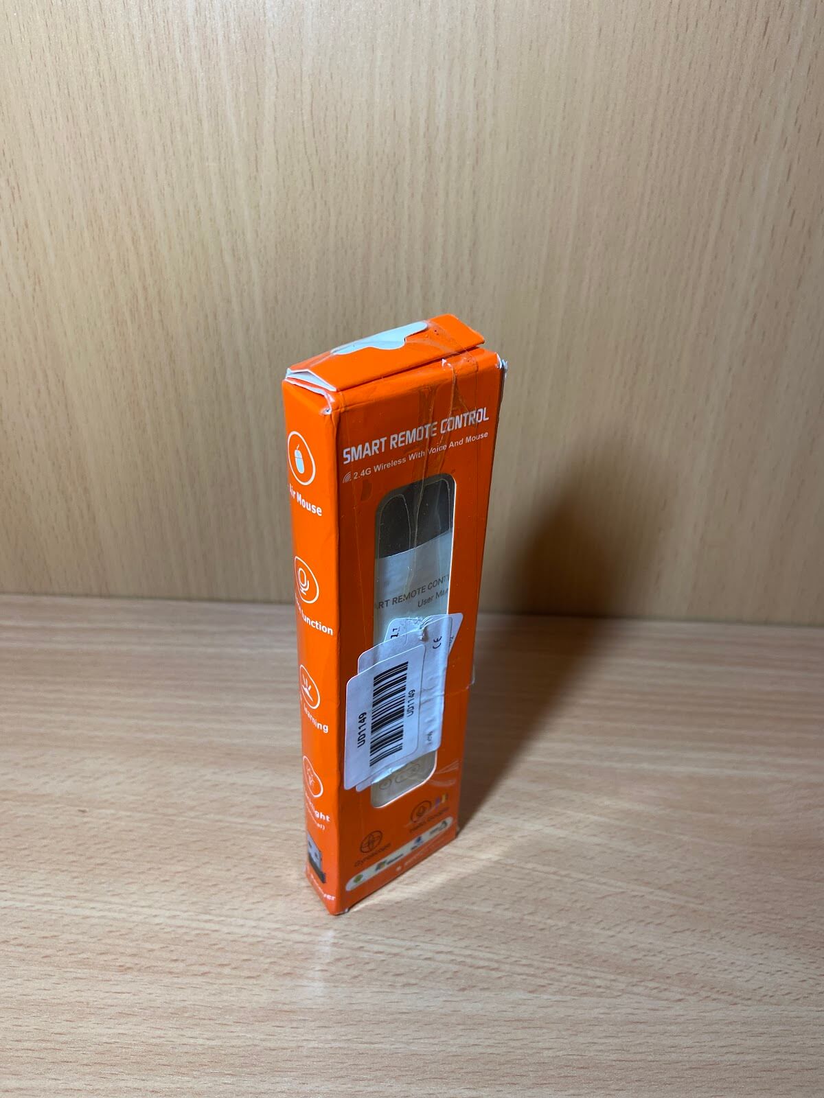 Csomag valós állapota