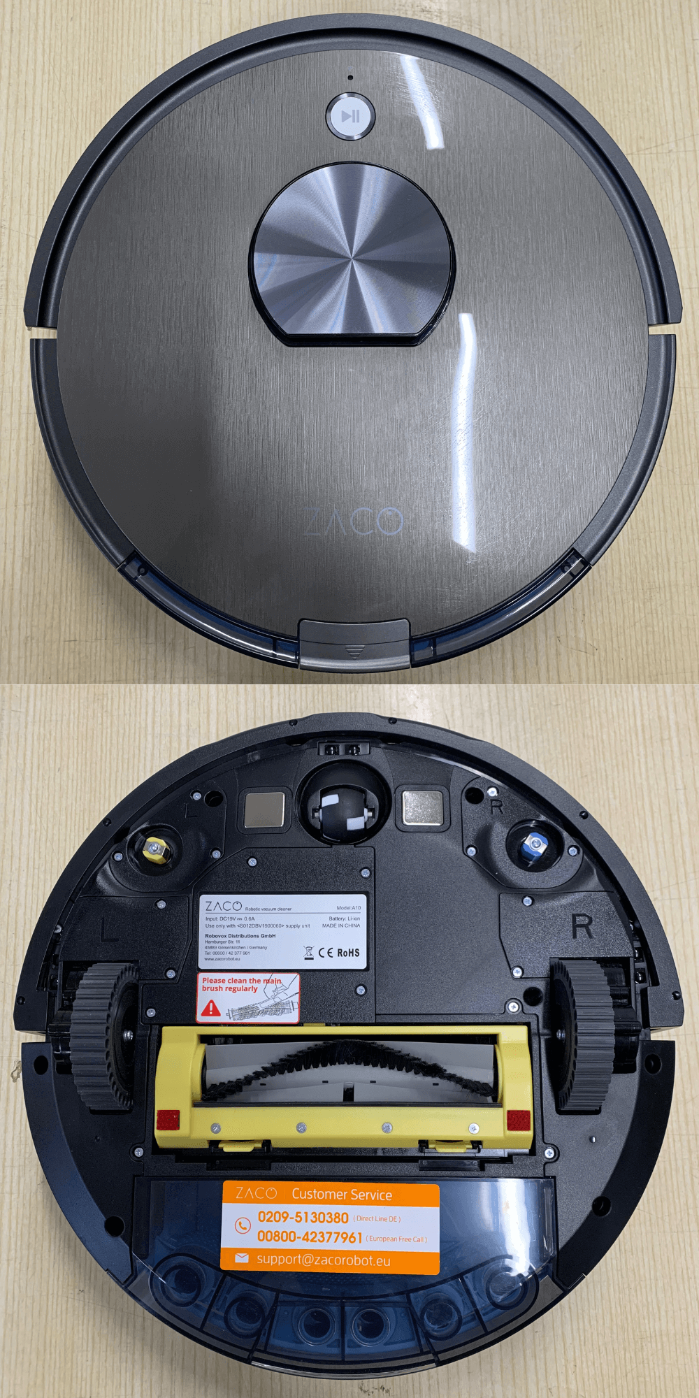 Csomag valós állapota